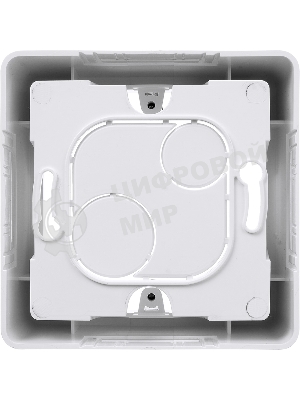 Коробка накладного монтажа 1 пост белый Inspiria