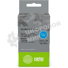 Картридж ленточный Cactus CS-M210-7507425 черный шрифт, белый фон (19.1 мм, 6.4 м) для Brady M210/M211/M210-LAB