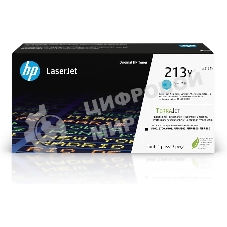 Картридж лазерный HP 213Y Голубой Extra High Yield Original LaserJet Toner Cartridge