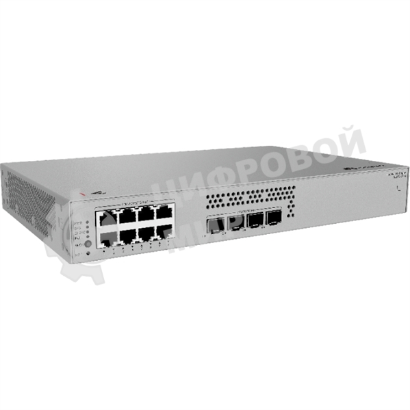 Коммутатор Huawei eKit S220S-8P4J (L2, 8*10/100/1000BASE-T ports (128 W PoE+), 4*2.5GE SFP ports, built-in AC power, Fanless)