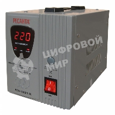 Стабилизатор напряжения Ресанта АСН-1 500/1-Ц 63/6/3 Стабилизатор 220В±8%, Габариты 237х140х170, Вес 4,5 кг