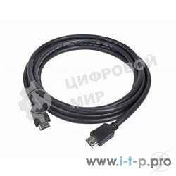 Кабель HDMI Gembird, 7.5м, v1.4, 19M/19M, черный, поз.разъемы, экран, пакет CC-HDMI-4-7.5M