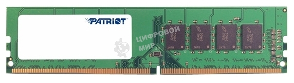 Оперативная память Patriot Signature, DDR4, 16GB (1x16 GB), 2400 MHz, CL17, DIMM
