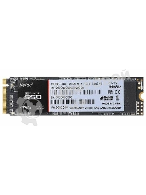 Накопитель SSD Netac N930E Pro, 128Gb, PCIe 3.1 x4, M.2 2280, NVMe, R/W 970/650