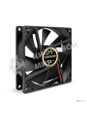 Вентилятор для корпуса ExeGate EX09225S2P черный, 92 мм, 2100 об/мин, 25 дБ, 2 pin