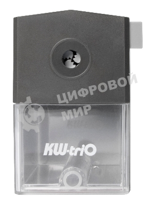 Точилка для карандашей механическая Kw-Trio 305Agr, 1 отверстие, 8мм пластик, серый