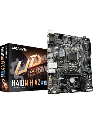 Материнская плата Gigabyte H410M H V2 (2.0/2.1), LGA 1200, Intel H470, 2xDDR4, 4xSATA, 1xM.2, 1xPCIe 3.0 x16, 2xPCIe 3.0 x1, 1xHDMI, 1xVGA, 1x 1Gb LAN, 2xUSB-A 3.2 Gen 1, 4xUSB-A 2.0, 3x3.5 мм, 7.1, Micro ATX