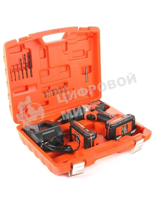 Дрель-шуруповерт Patriot BR 210Li-h UES, 21 В, 2 Ач, 50 Нм, бесщеточный, ударный