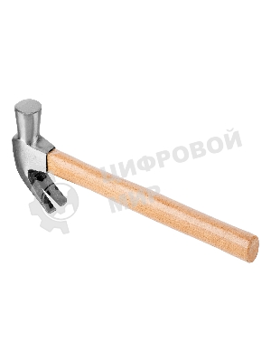 Молоток-гвоздодер Sparta 450 г боек 27 мм деревянная рукоятка
