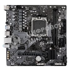 Материнская плата Gigabyte A620M H (V1.2/V2.0), SocketAM5 AMD A620 2xDDR5 mATX AC`97 8ch(7.1) GbLAN RAID+VGA+HDMI