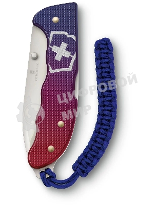 Нож перочинный Victorinox Evoke Alox (0.9415.D221) 136мм 5функц. синий/красный подар.коробка