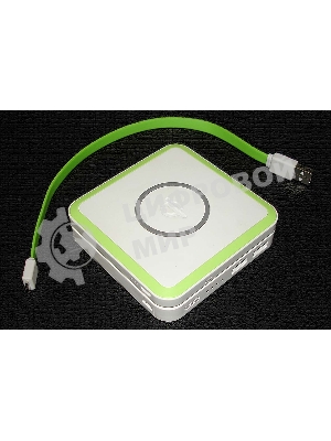 Портативный аккумулятор G-POWER STX6000II J32II на 5000mAh с QI модулем