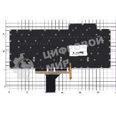 Клавиатура для ноутбука Asus Rog Flow x13 GV301QE черная с подсветкой