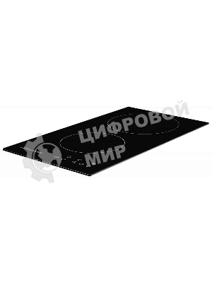 Электрическая варочная панель Kuppersberg ECO 302/домино, ширина 30 см, 2 зоны ускоренного нагрева HI-Light, 1 зона с двойным расширением, сенсорное управление, 3 цифровых дисплея, 9 уровней мощности, таймер, автоматика закипания, автоотключение, защита от детей, индикаторы остаточного тепла, Stop & Go, черный/прямой край