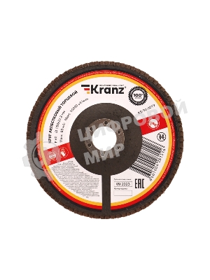 Круг лепестковый торцевой Kranz P60, 150х22,2 мм