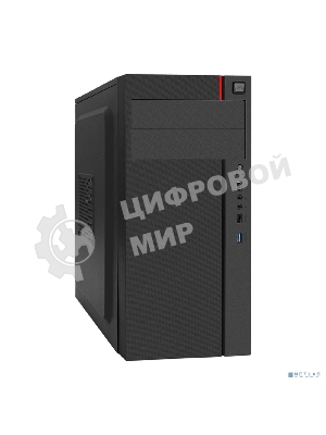 Компьютерный корпус Miditower ExeGate AA-440U-UNS500 (ATX, БП UNS500 с вент. 12см, 2хUSB+1хUSB 3.0, аудио, черный)