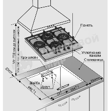 Газовая варочная панель Gefest ПВГ 2231-01 Р3