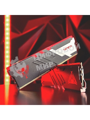 Оперативная память Patriot Viper Venom, DDR5, 32GB (2x16GB), 5600MHz, CL36, DIMM, с радиаторами, RGB, черный