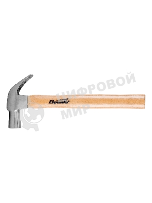 Молоток-гвоздодер Sparta 450 г боек 27 мм деревянная рукоятка