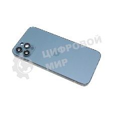Задняя крышка (корпус) в сборе с рамкой для Apple iPhone 12 Pro синий