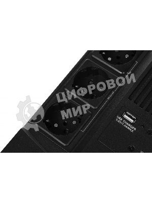 Источник бесперебойного питания SKAT-UPS 800 AI ИБП 220В 480Вт 1 АКБ 9А.ч внутр. меандр. стаб-ция напр-я. 6 выходов Бастион 452