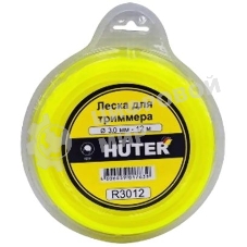 Леска для садовых триммеров Huter R3012 d=3мм L=12м для Huter GGT-1900S(T) (71/2/1)