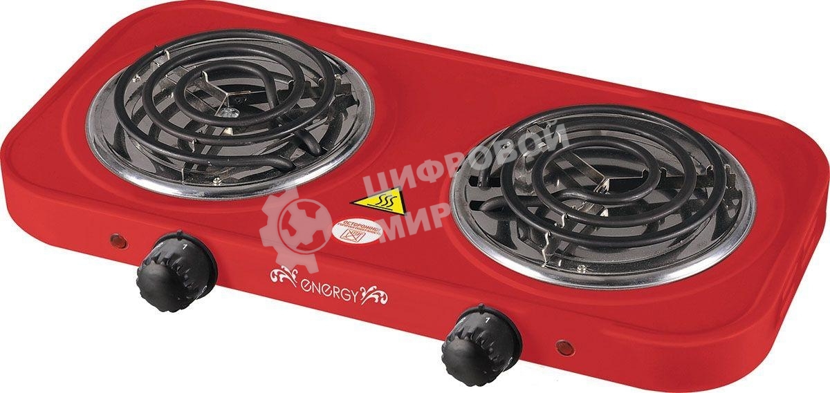 Плита настольная электрическая Energy EN-904R 1000+1000Вт Ф140мм