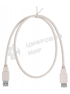Кабель-удлинитель USB2.0 Buro USB A (m)/USB A (f) 0.75м
