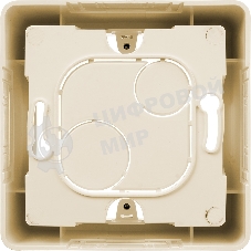 Коробка накладного монтажа 1 пост слоновая кость Inspiria