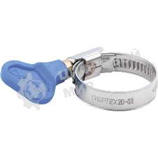 Хомуты металлические Сибртех элемент крепления с формой ключа 16-25 мм, 100 шт.