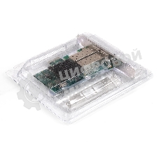 Сетевой адаптер ExeGate EXE-82576-F2 (PCI-E x1 v2.0, порты 2xSFP, 10/100/1000Mbps, Gigabit Server NIC Intel Chipset 82576-F2)