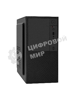 Компьютерный корпус Minitower ExeGate BAA-308-AAA350 (mATX, БП AAA350 с вент. 8см, 2хUSB, HD Audio, черный)