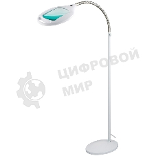 Лупа напольная Rexant, 3D, с подсветкой 42 LED, белая 31-0512