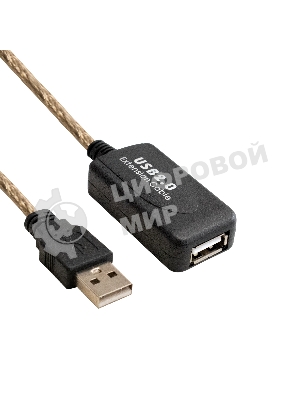 Удлинитель активный USB2.0-repeater ExeGate EX-UAE-AMAF-5.0 (Am/Af, 5м)