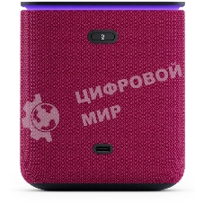 Умная колонка Яндекс Станция Миди, 24Вт, с экраном, 2 динамика, Wi-Fi, BT5.0, Zigbee, Алиса, малиновый