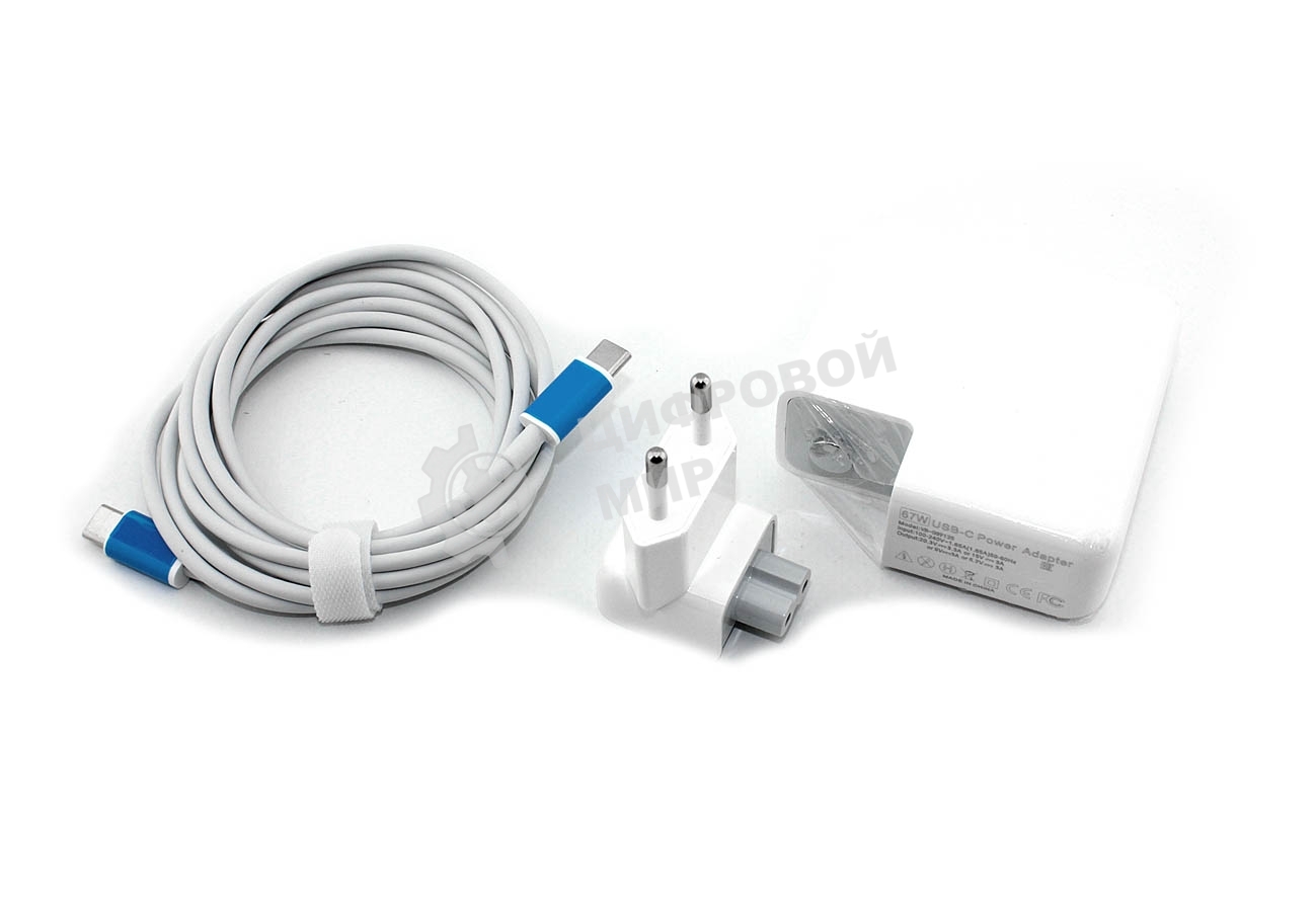 Блок питания (сетевой адаптер) для ноутбуков Apple USB Type-C 67W OEM