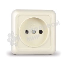 Розетка 1-м ОП Олимп 16А IP20 беж. Universal Б-О0022