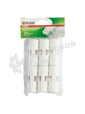 Зажим для крепления пленки к каркасу парника Palisad, d-20 мм, 10 шт