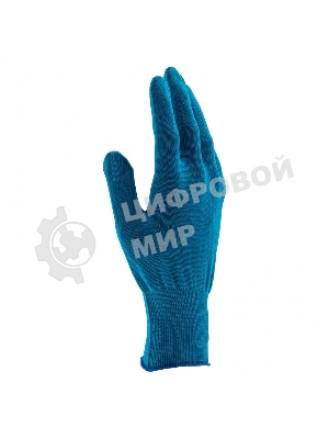 Перчатки из синтетической нити, ПВХ точка, 13 класс, 