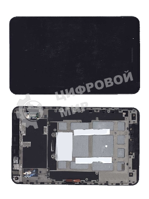 Модуль (матрица + тачскрин) для Asus PadFone mini station черный с рамкой