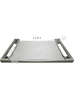 Соединительный элемент с полкой для сушильных машин серии WQB, серебристый