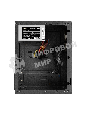 Компьютерный корпус Minitower ExeGate BAA-308MU2-UNS400 (mATX, БП UNS400 с вент. 12см, 1хUSB+2хUSB 3.0, HD Audio, черный)