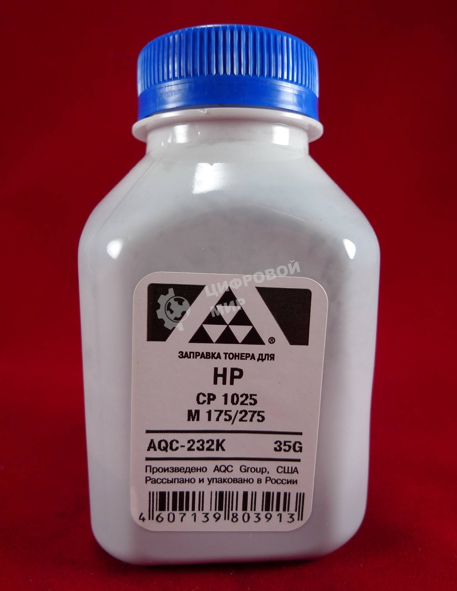 Тонер HP CP 1025/M 175/275 черный, (фл.35г.) AQC фас. Россия