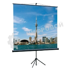 Экран на треноге Lumien 160x160см Eco View LEV-100105 1:1 напольный рулонный