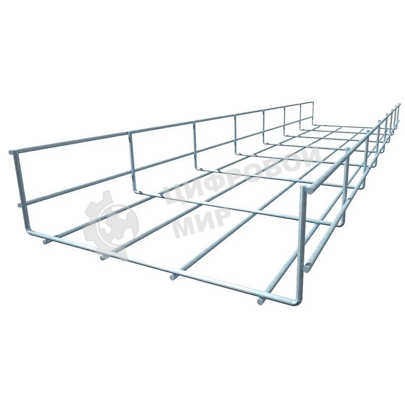 Лоток проволочный 300х60 L3000 сталь 4мм PL60х300х4.0 оцинк. КМ LO0663