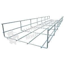 Лоток проволочный 300х60 L3000 сталь 4мм PL60х300х4.0 оцинк. КМ LO0663