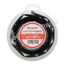 Трубка термоусаживаемая Rexant 4.0/2.0мм черный ролик 2.44м