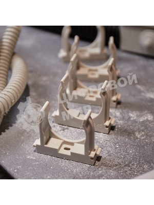 Крепеж-клипса для монтажного пистолета Rexant Ø 40 мм, серая (25 шт/уп)