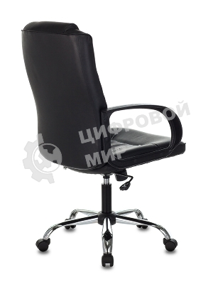 Кресло Бюрократ T-800N/BLACK черный, кожа