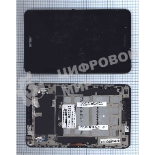 Модуль (матрица + тачскрин) для Asus PadFone mini station черный с рамкой